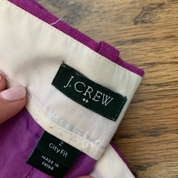 J Crew Purple/Pink Dress Pants - Picture 2 of 2